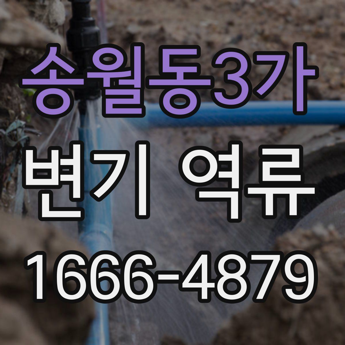 송월동3가 변기 역류