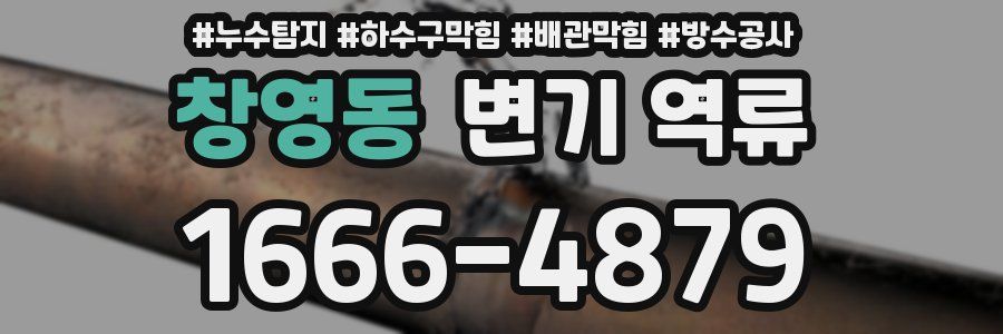 창영동 변기 역류