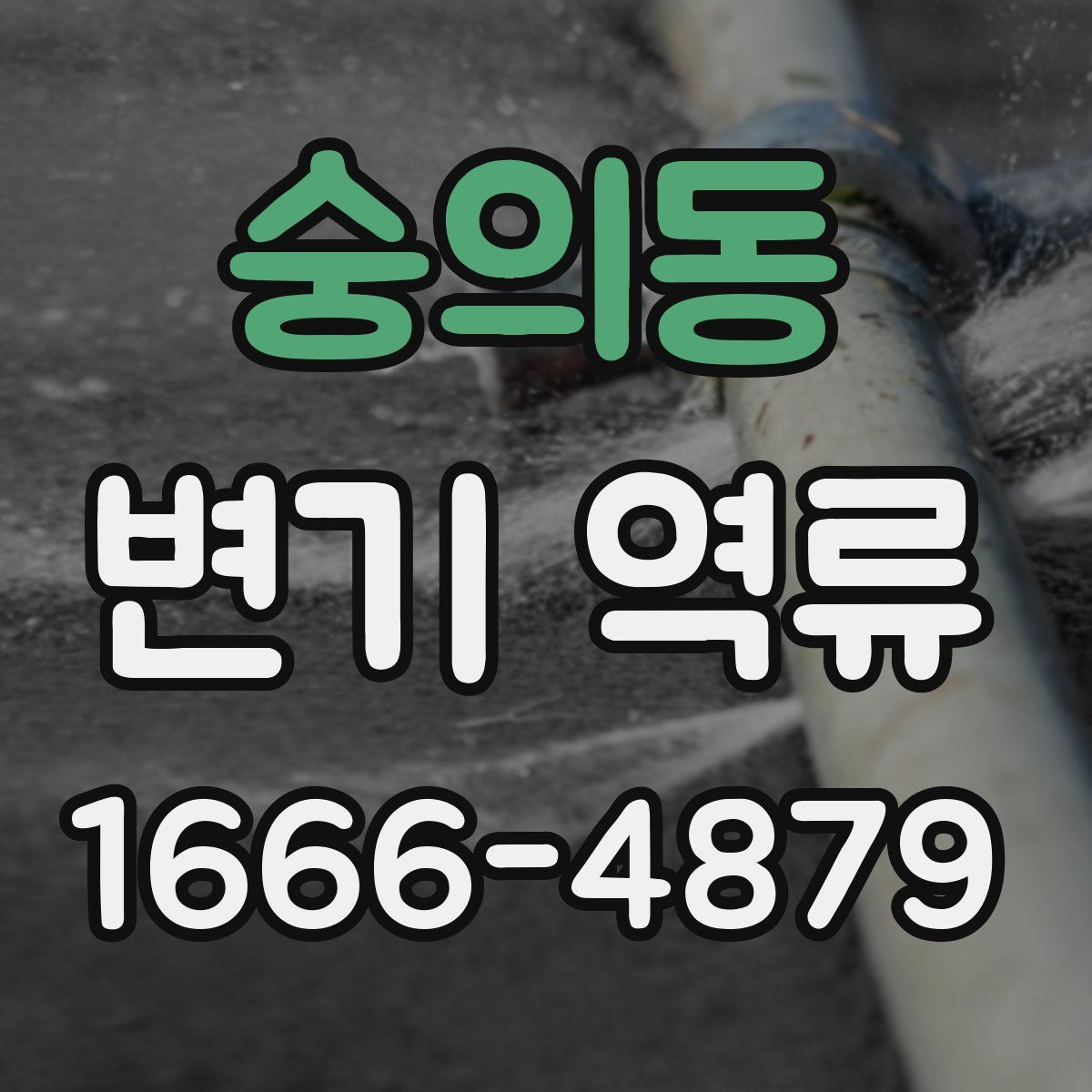 숭의동 변기 역류