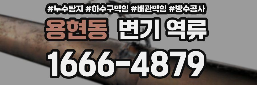 용현동 변기 역류