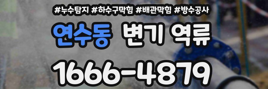 연수동 변기 역류