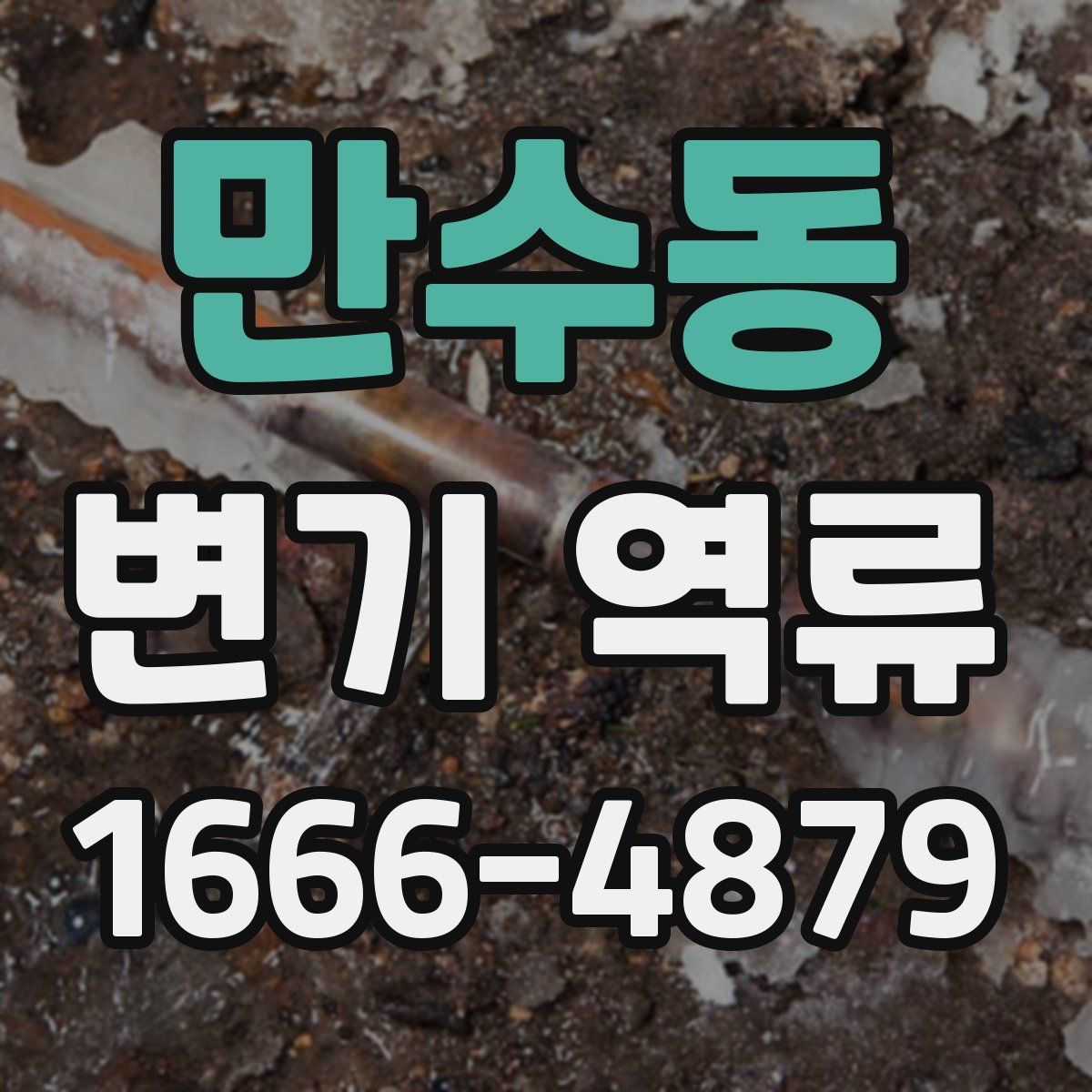 만수동 변기 역류