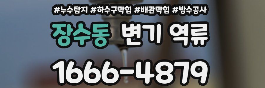 장수동 변기 역류