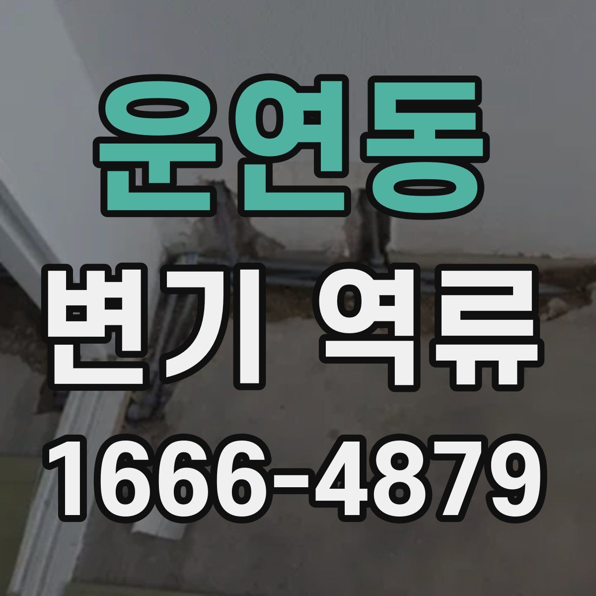 운연동 변기 역류