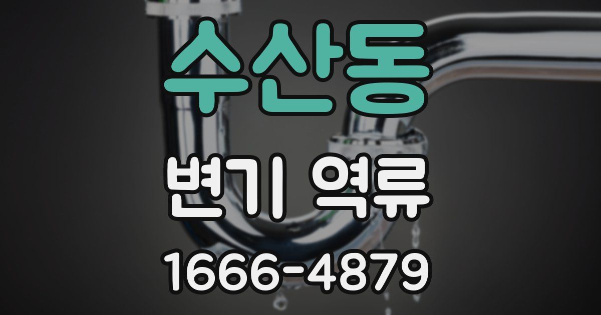 수산동 변기 역류