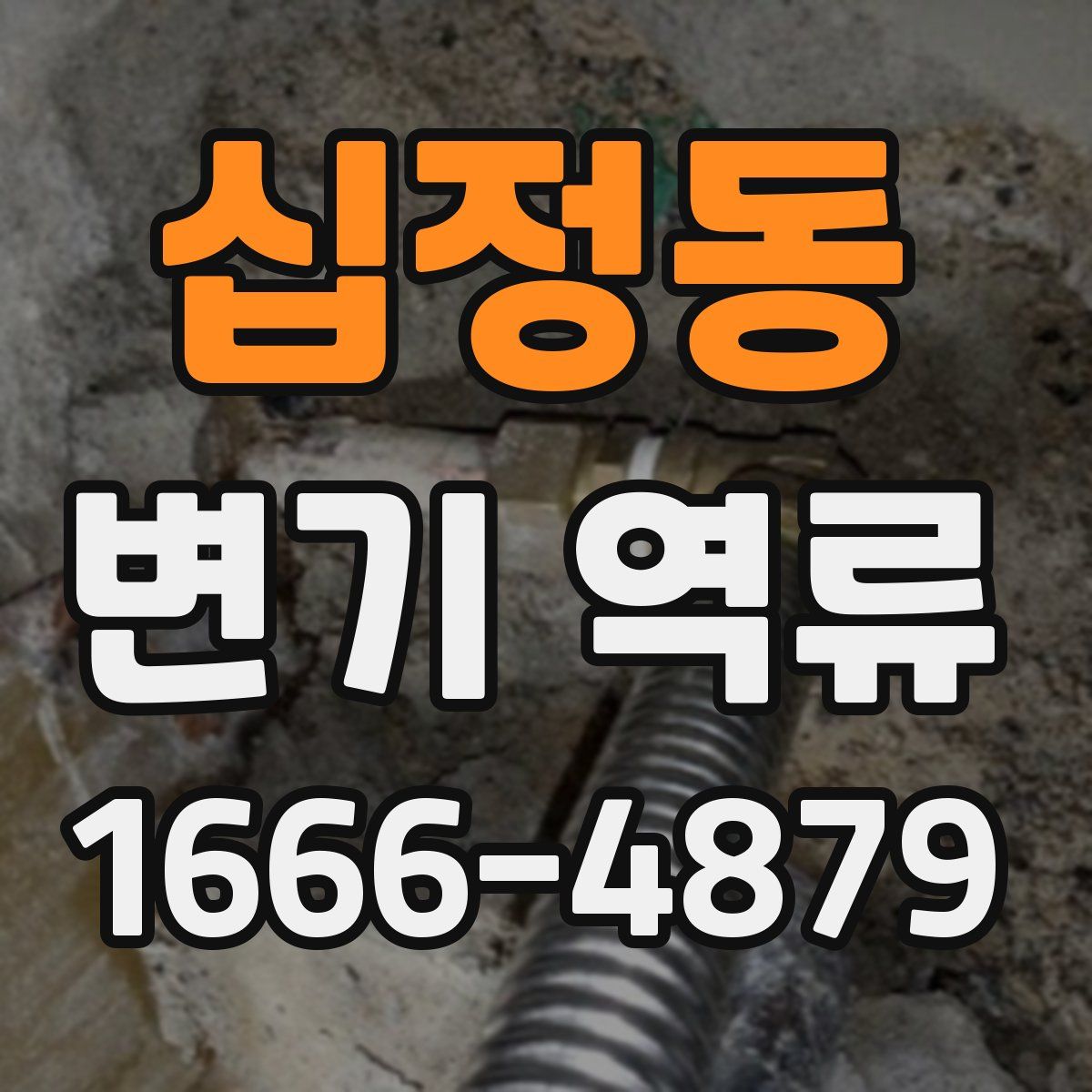 십정동 변기 역류