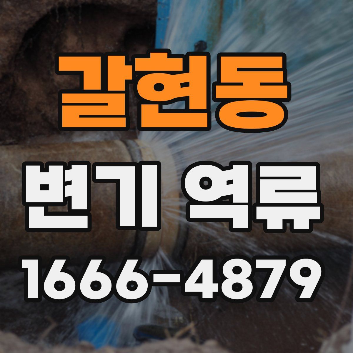 갈현동 변기 역류