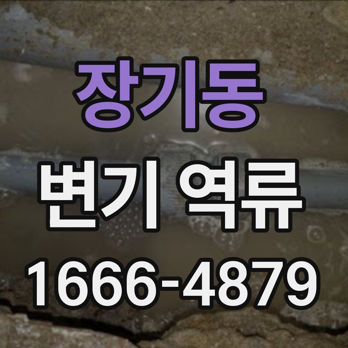 장기동 변기 역류