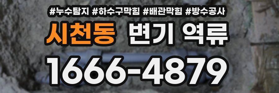 시천동 변기 역류