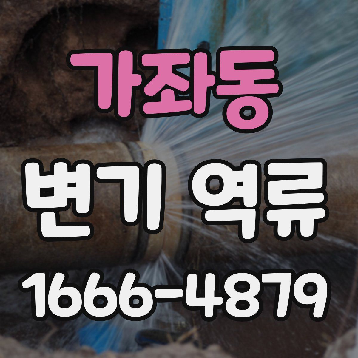 가좌동 변기 역류