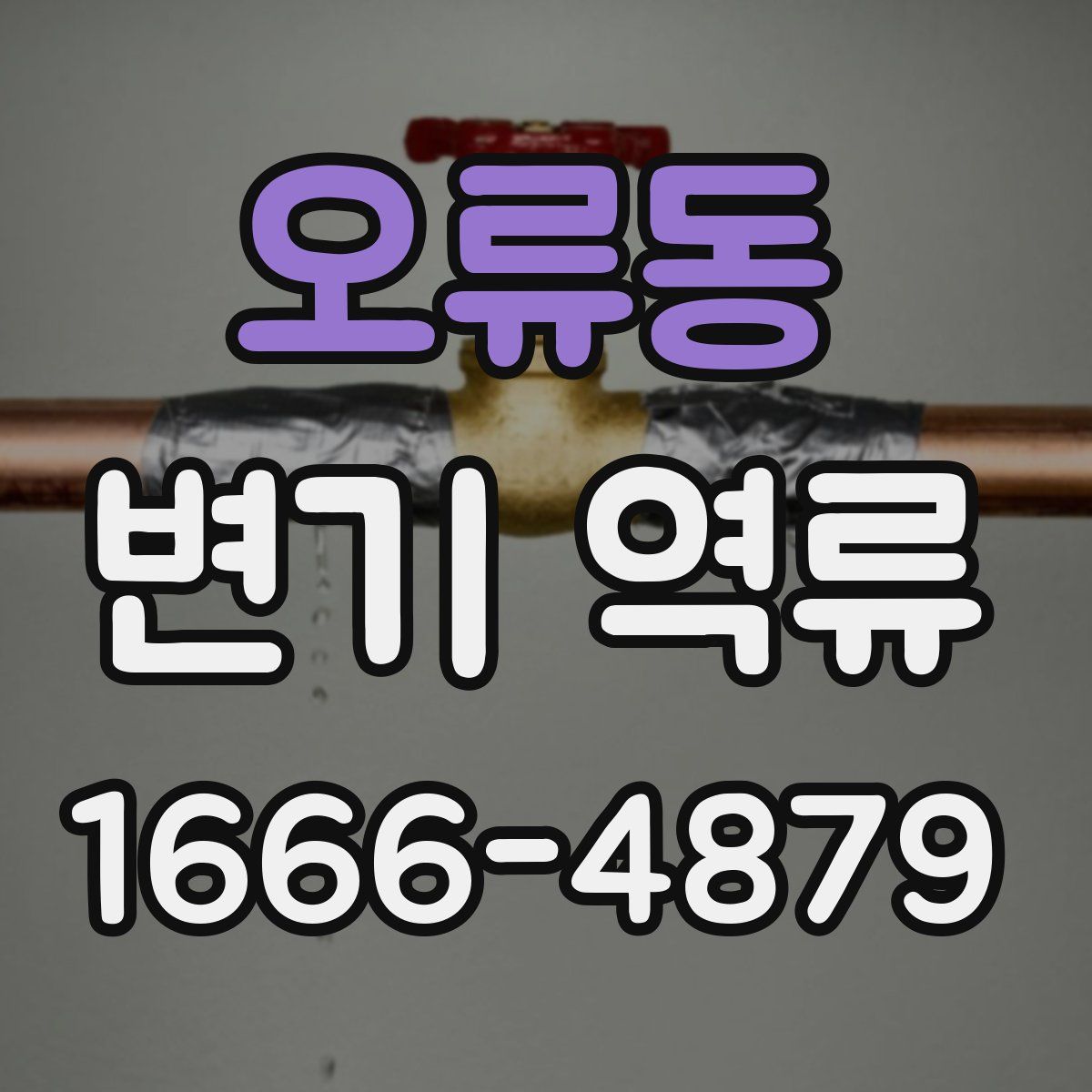 오류동 변기 역류