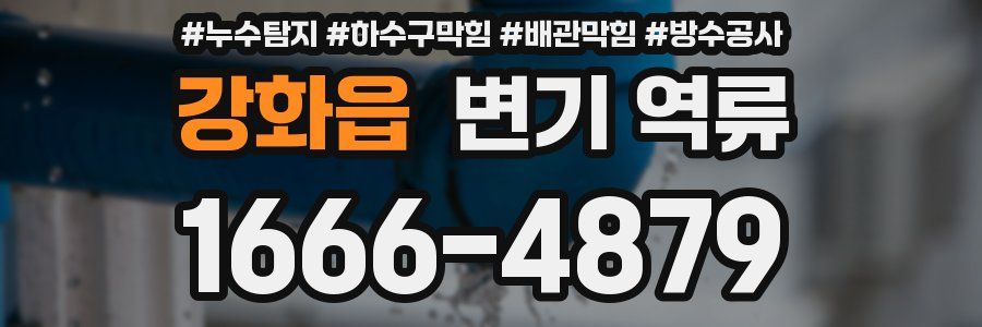 강화읍 변기 역류