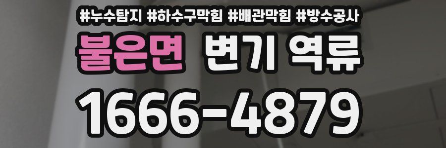 불은면 변기 역류
