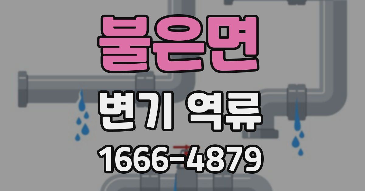 불은면 변기 역류