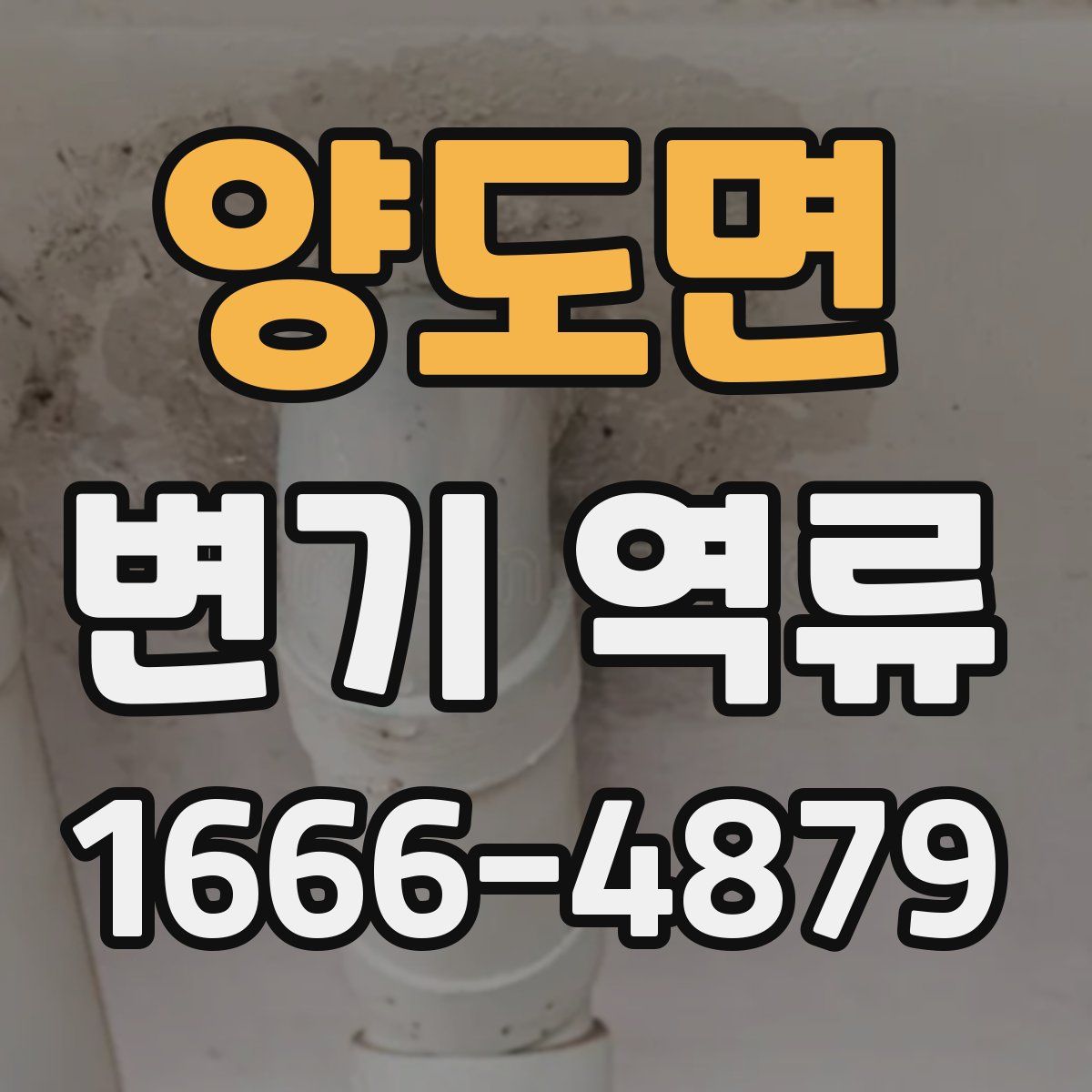 양도면 변기 역류