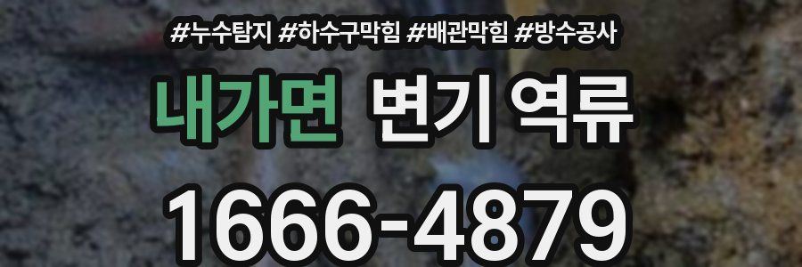 내가면 변기 역류