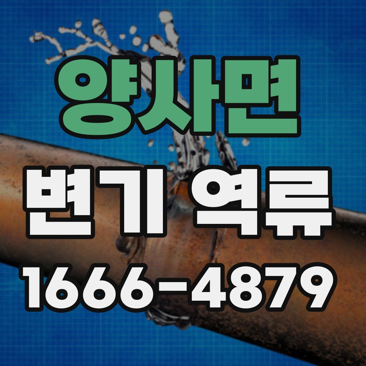 양사면 변기 역류