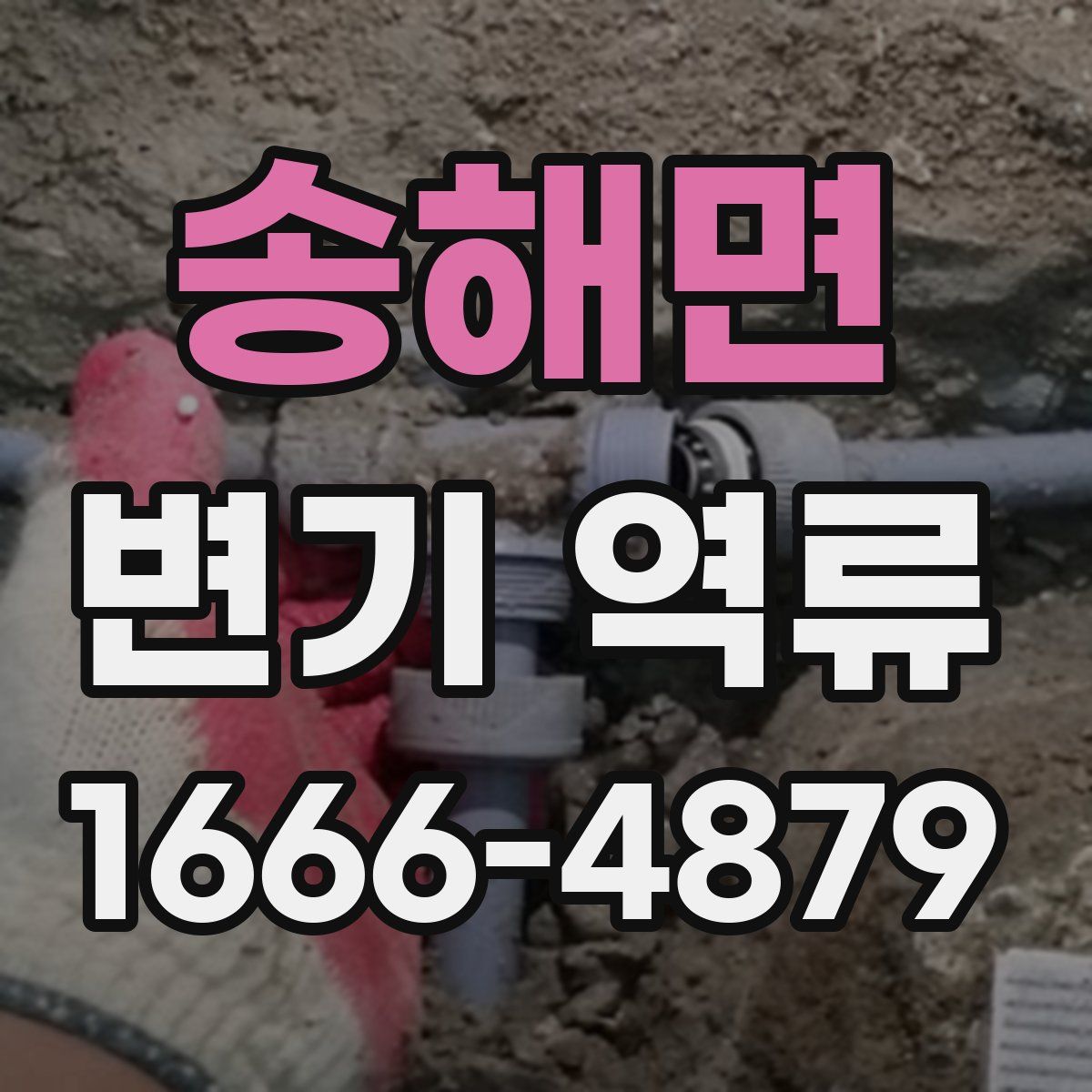 송해면 변기 역류