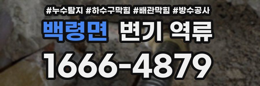 백령면 변기 역류
