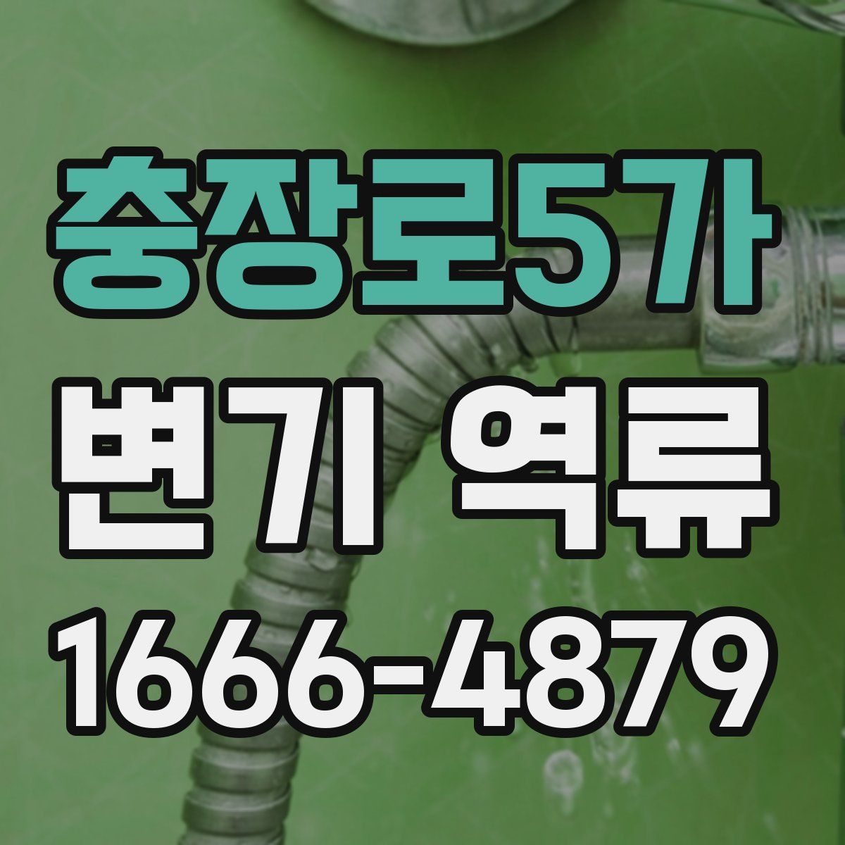 충장로5가 변기 역류