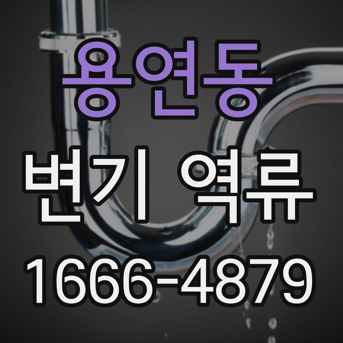 용연동 변기 역류