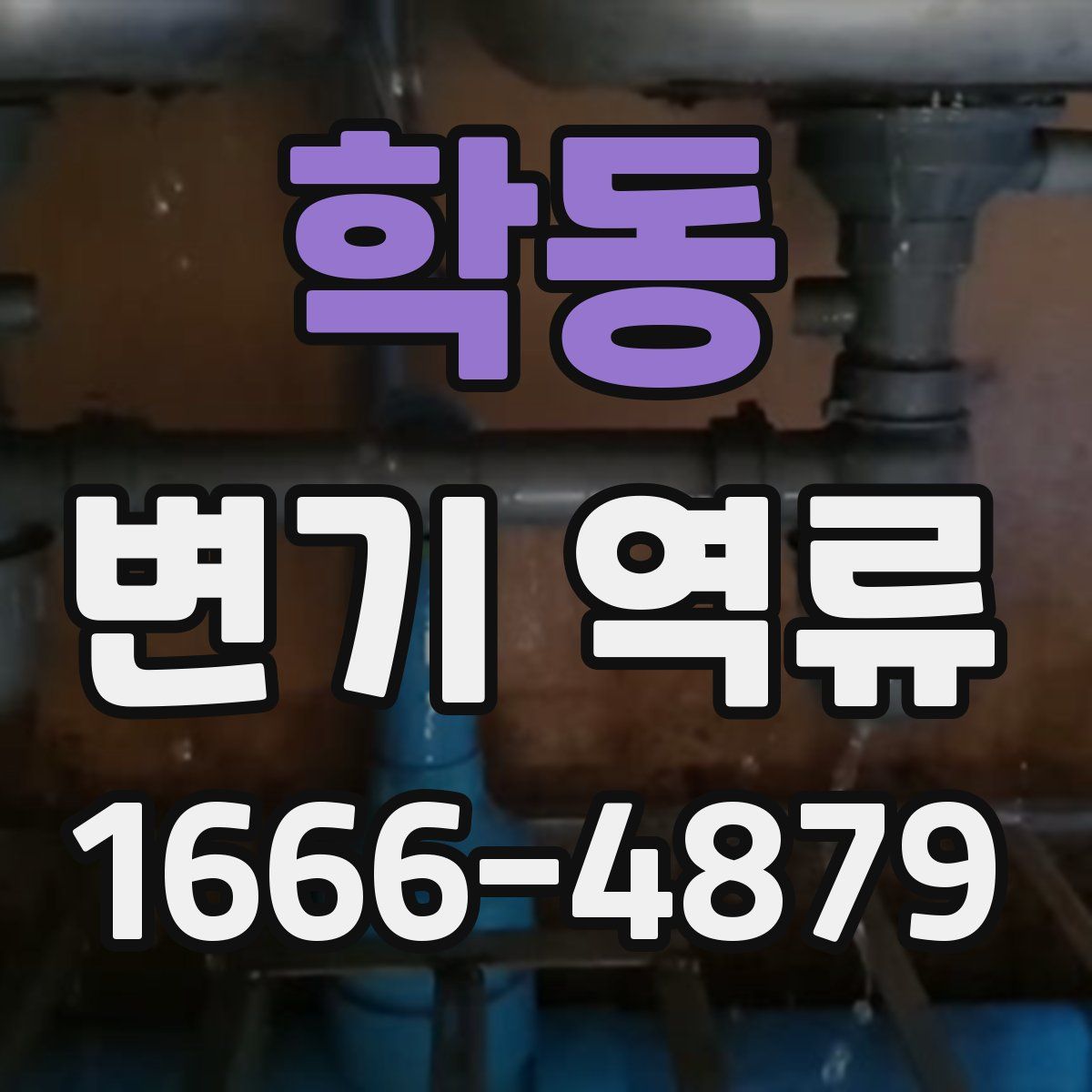 학동 변기 역류