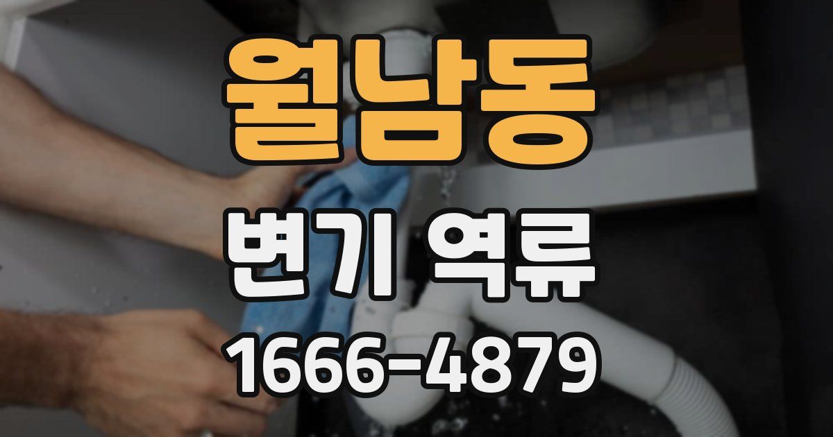 월남동 변기 역류