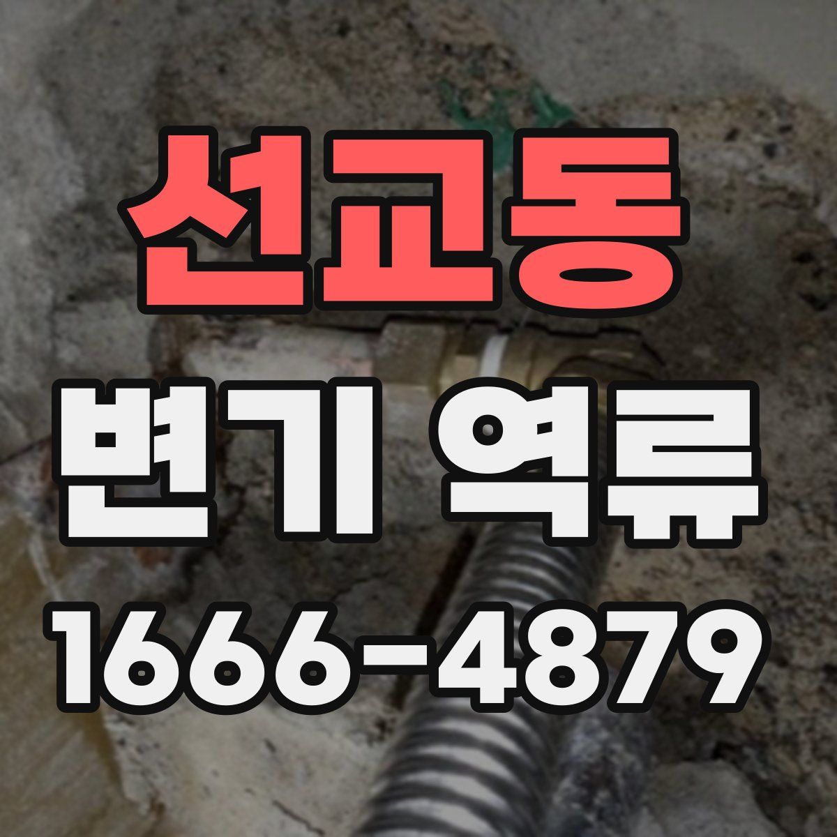 선교동 변기 역류