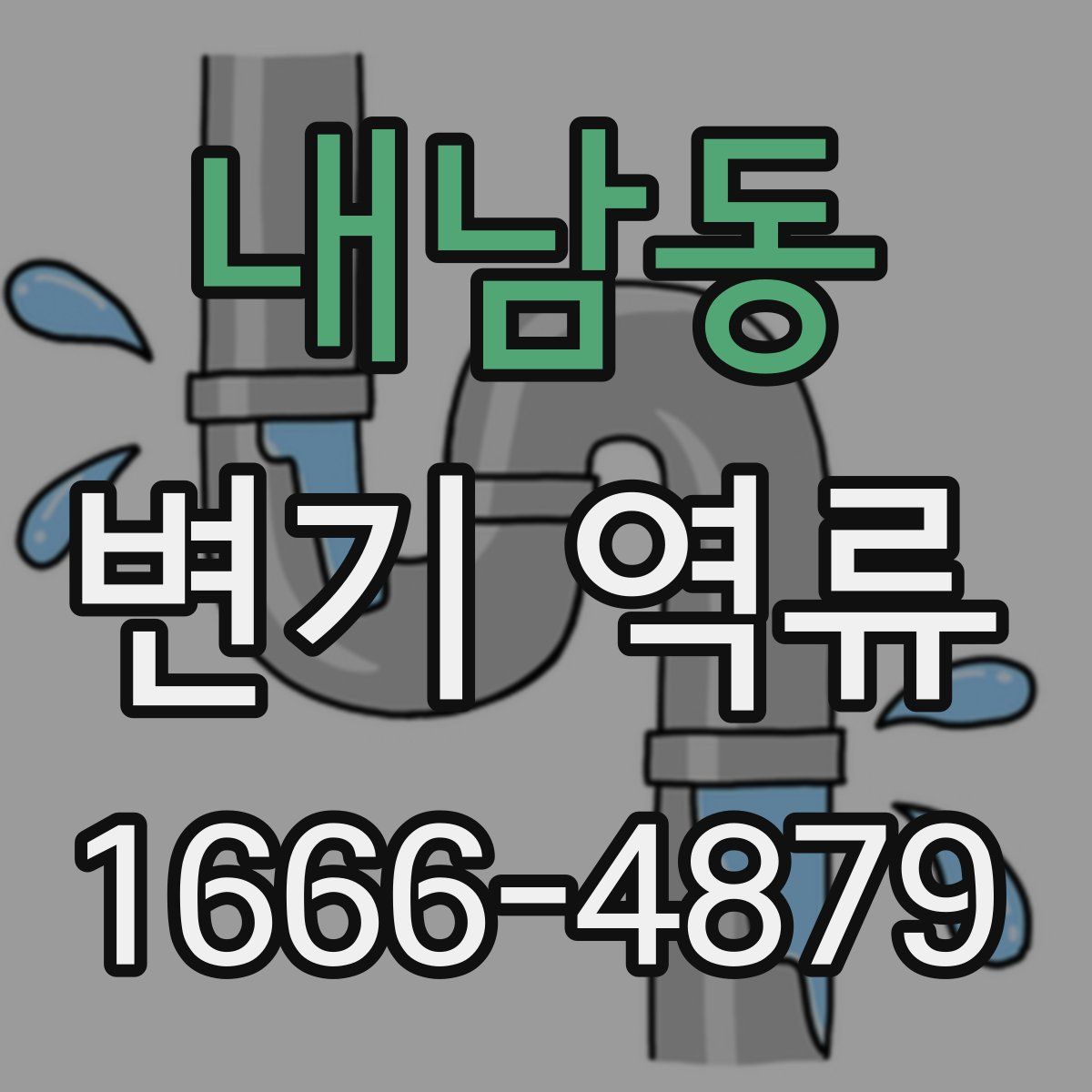 내남동 변기 역류