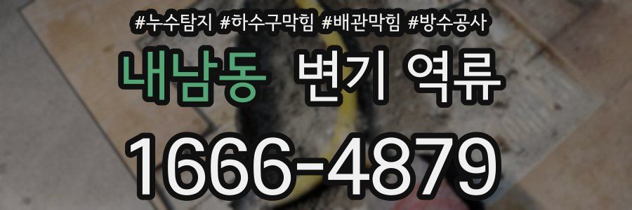 내남동 변기 역류