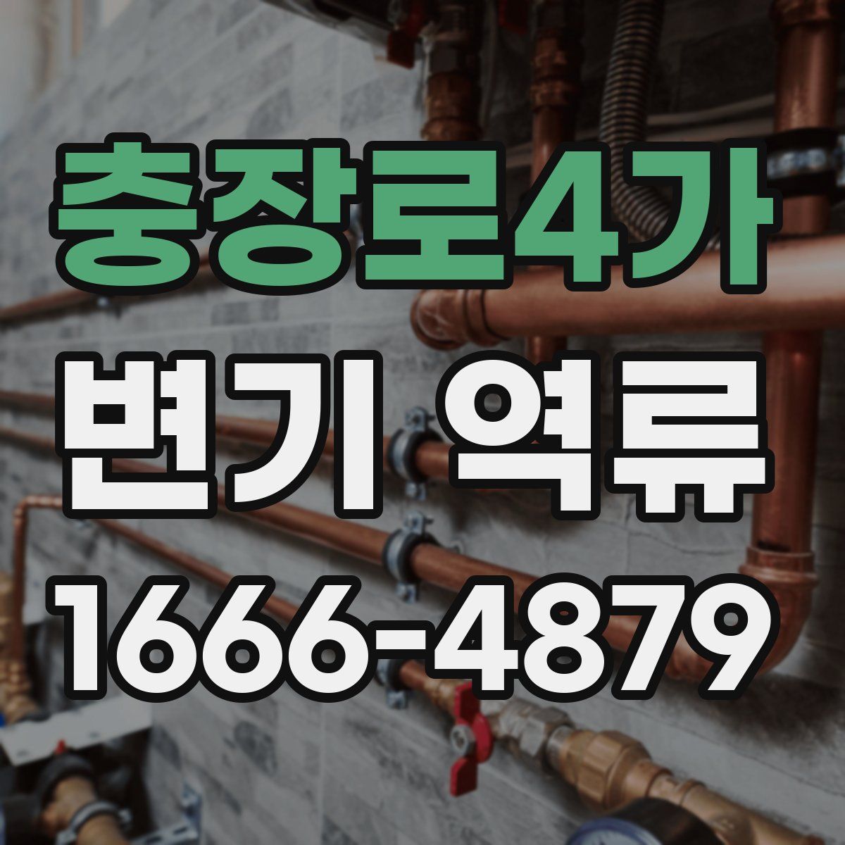 충장로4가 변기 역류