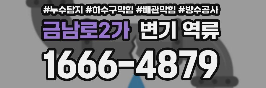 금남로2가 변기 역류