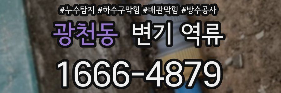 광천동 변기 역류