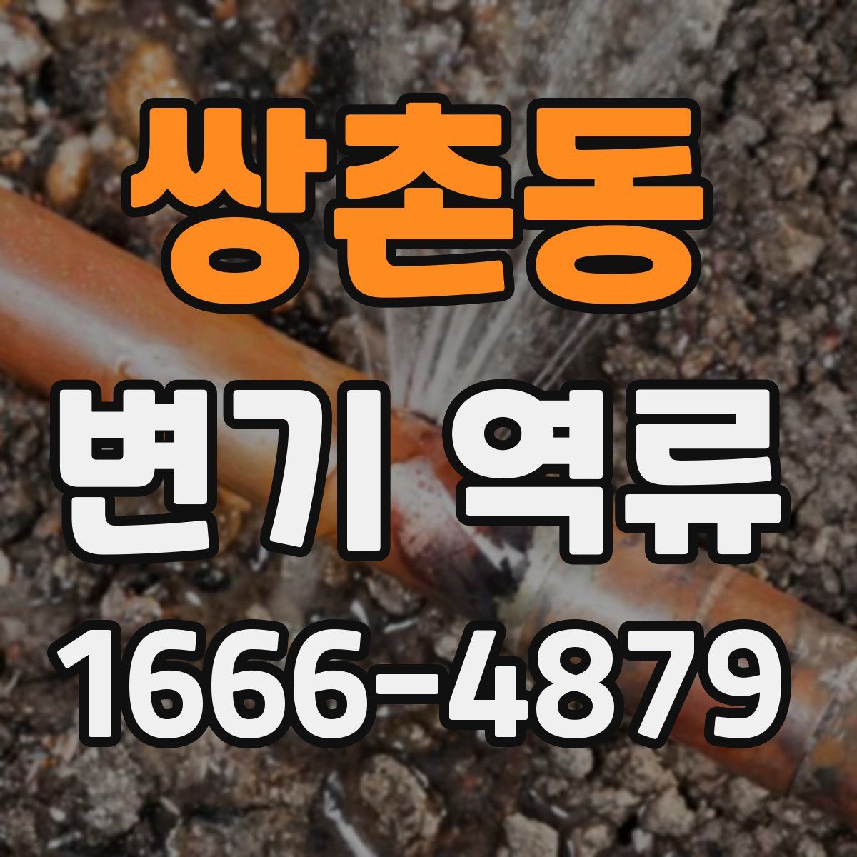 쌍촌동 변기 역류