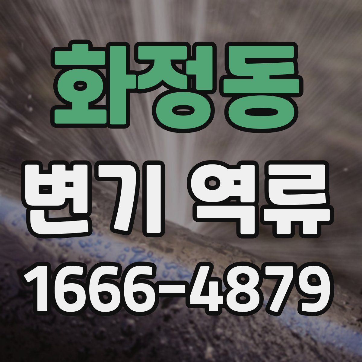화정동 변기 역류