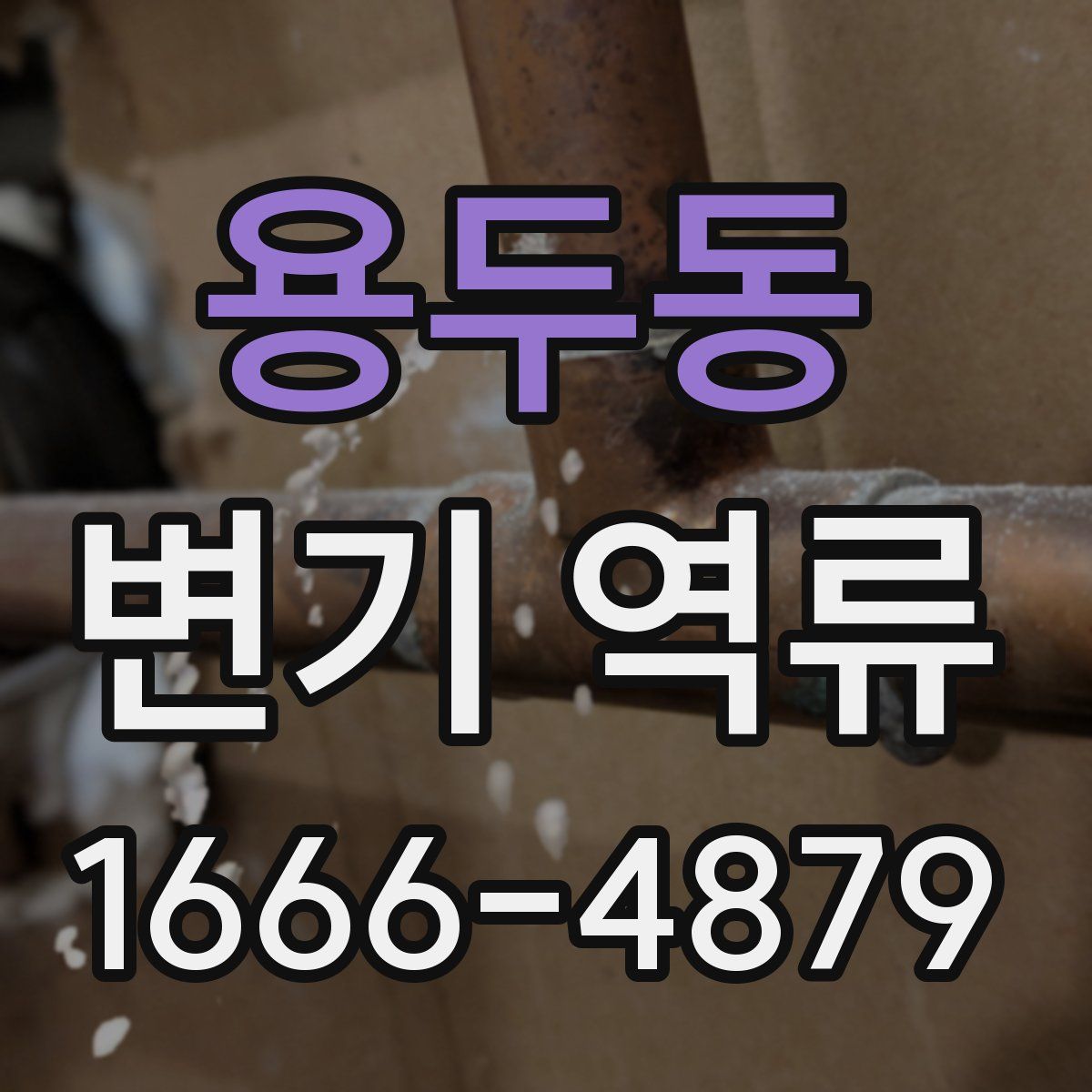 용두동 변기 역류