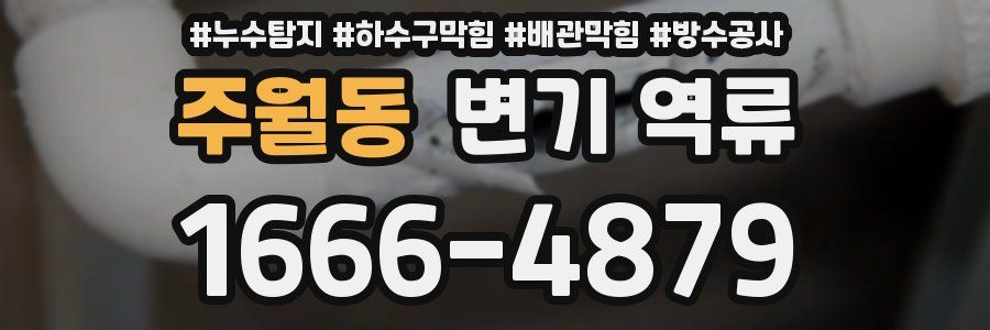 주월동 변기 역류