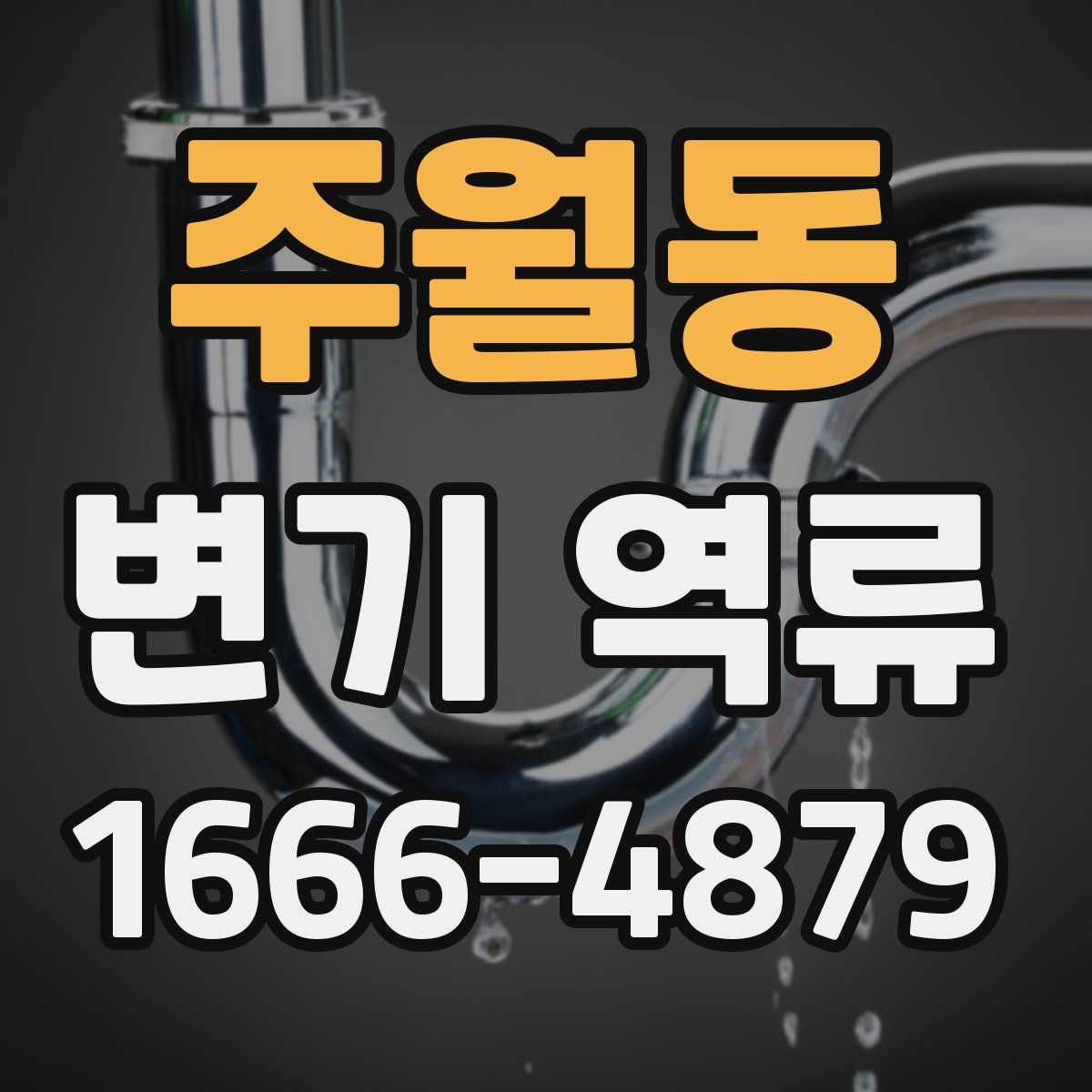 주월동 변기 역류
