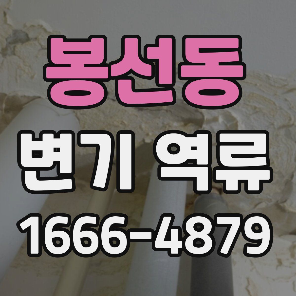 봉선동 변기 역류