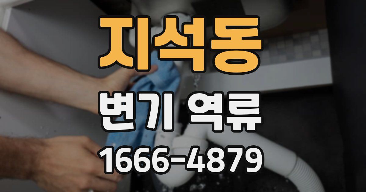 지석동 변기 역류