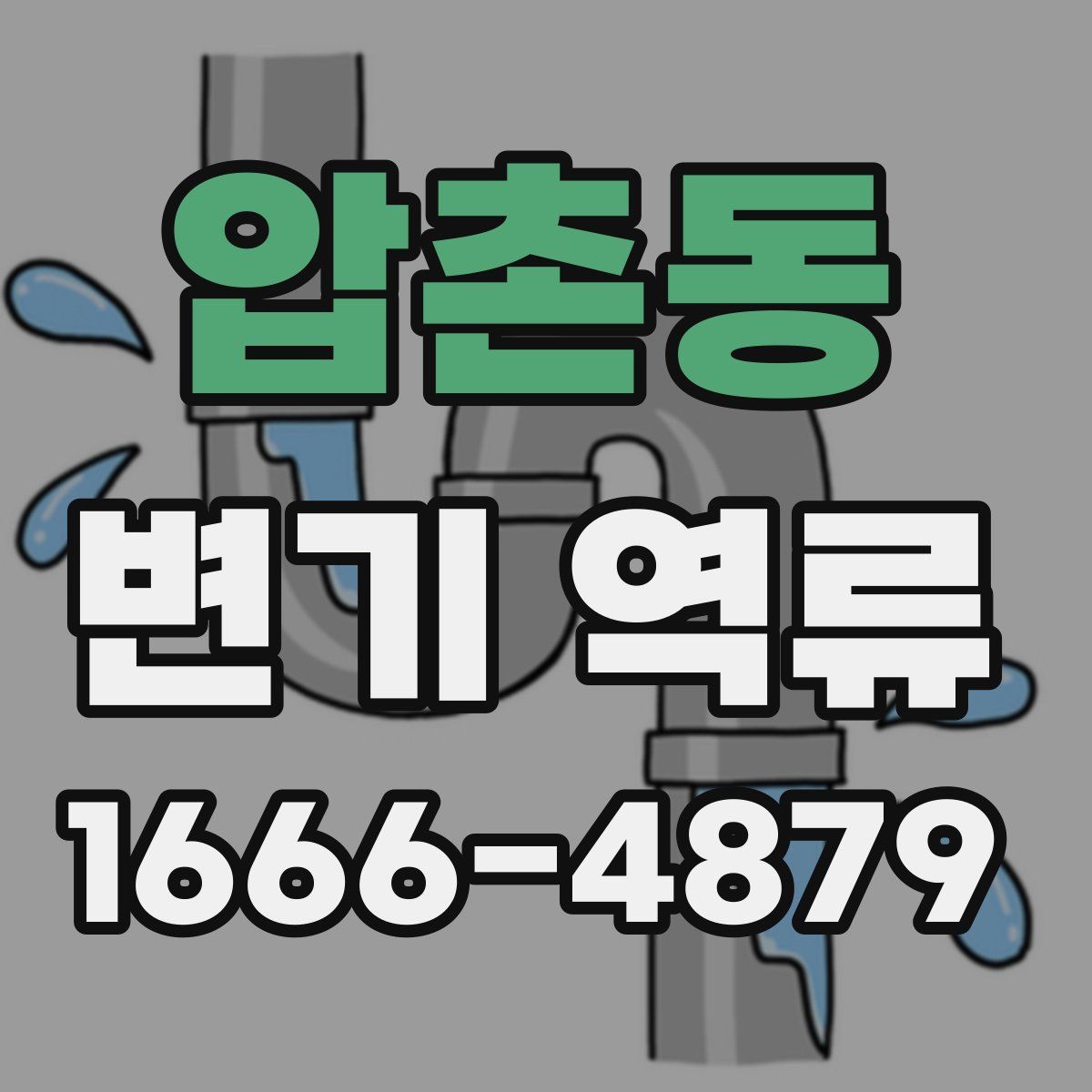 압촌동 변기 역류