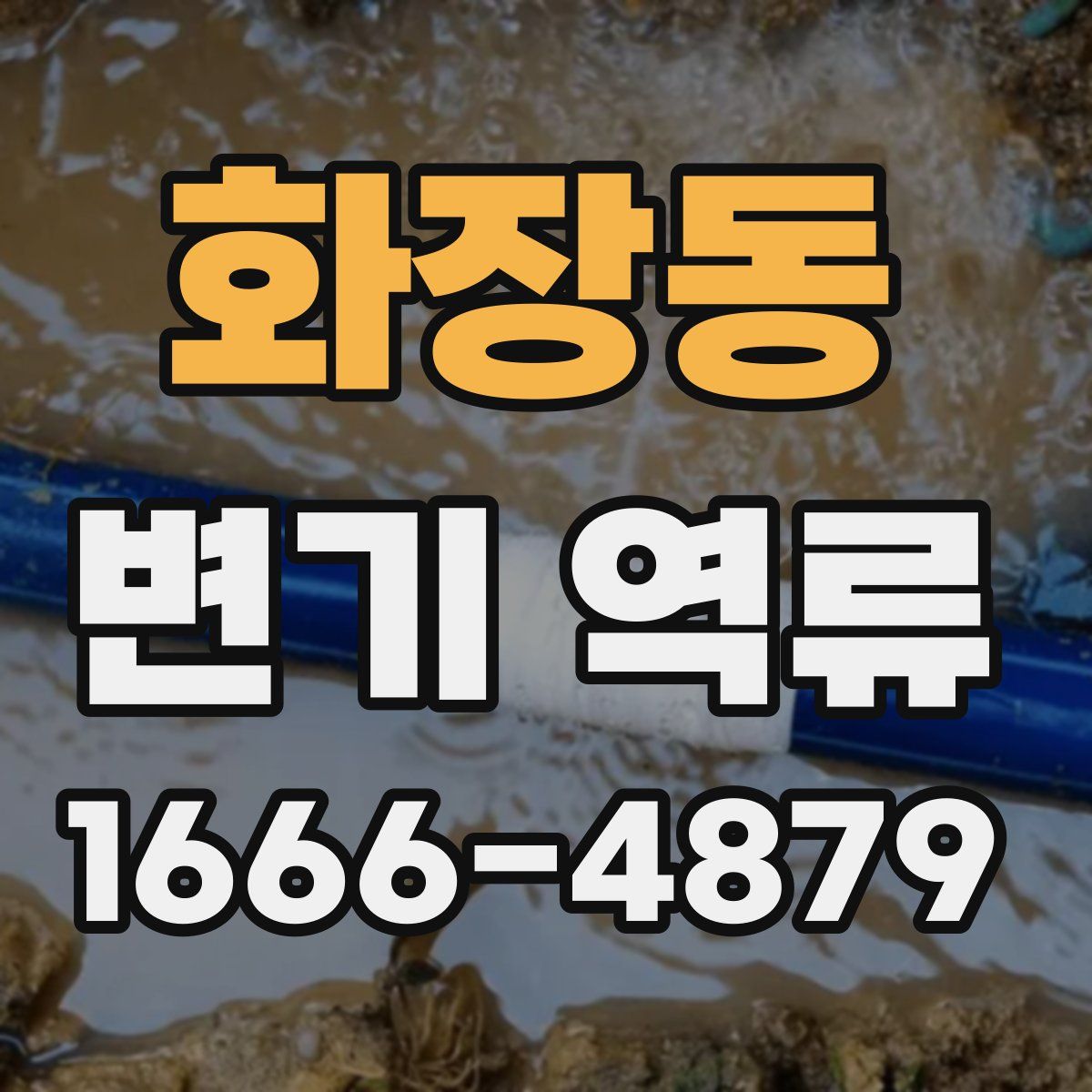 화장동 변기 역류