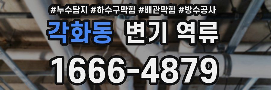 각화동 변기 역류
