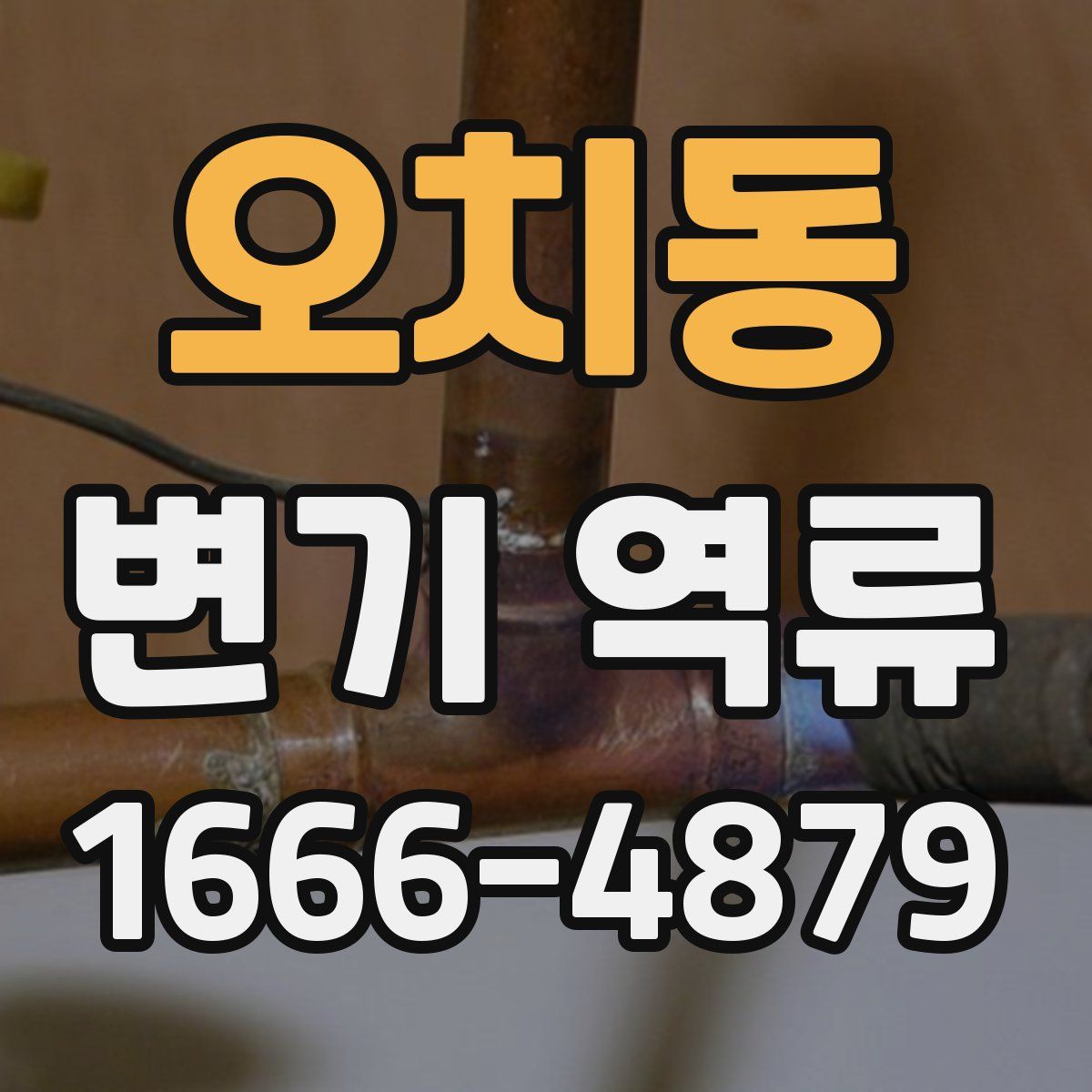 오치동 변기 역류