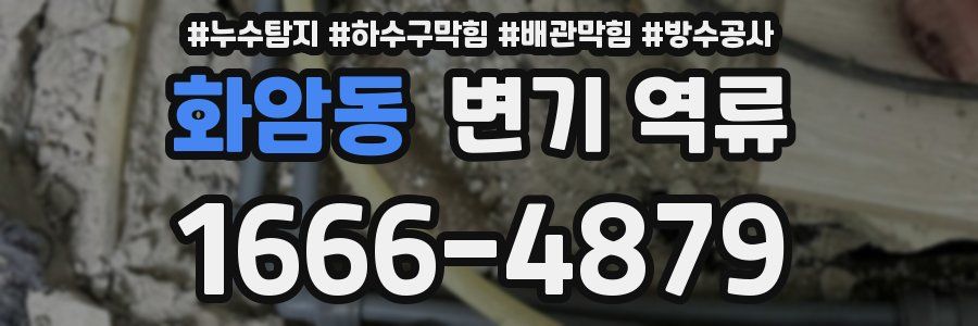 화암동 변기 역류