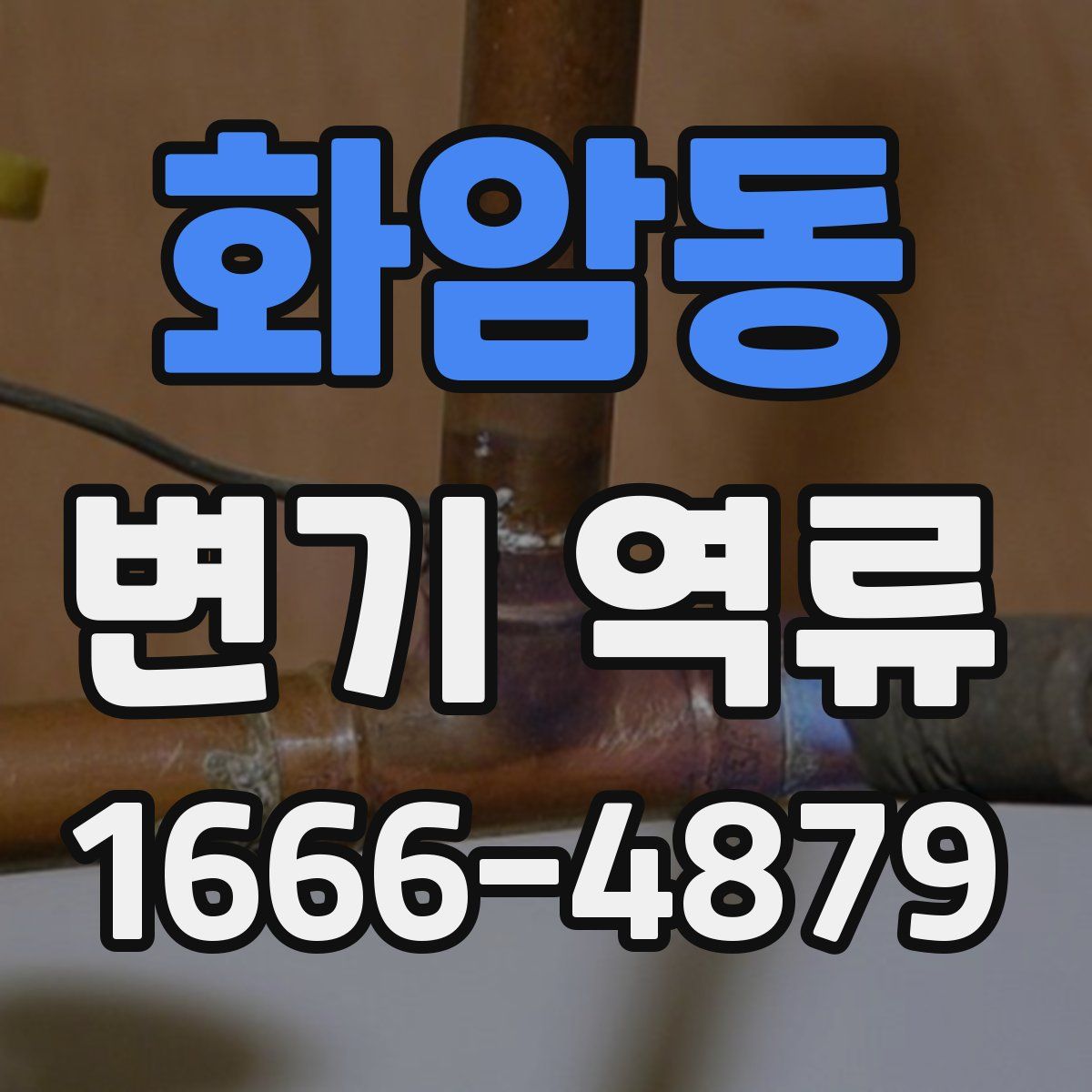 화암동 변기 역류