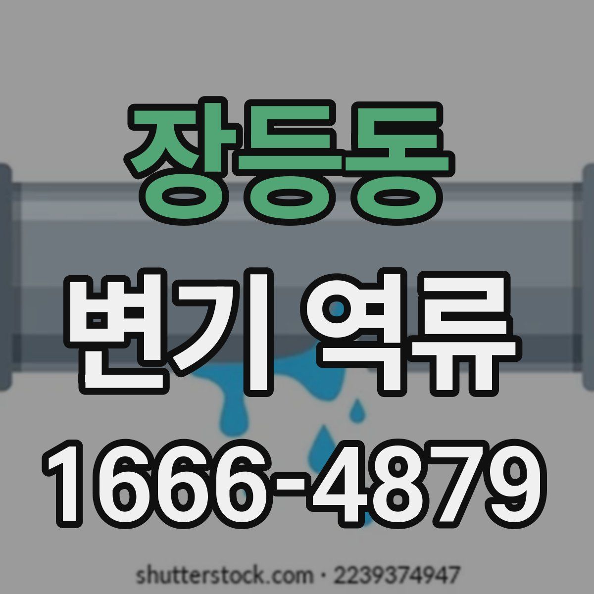 장등동 변기 역류