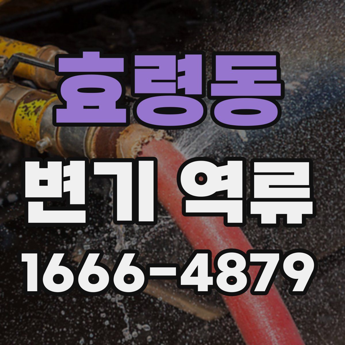 효령동 변기 역류