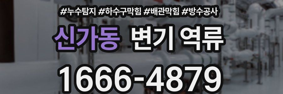 신가동 변기 역류