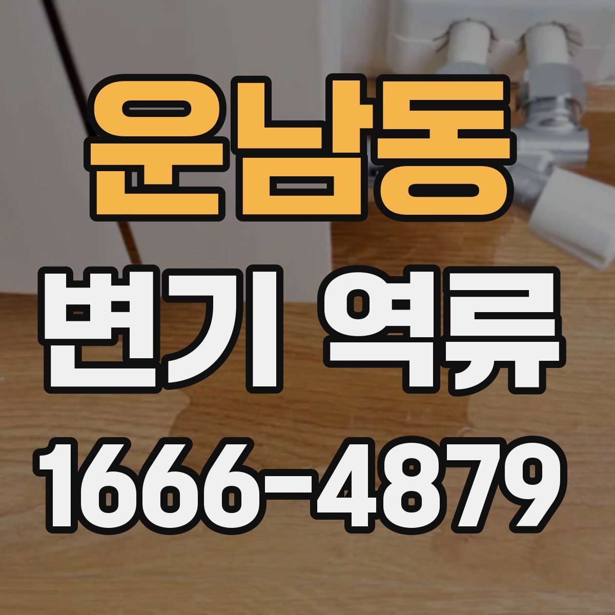 운남동 변기 역류